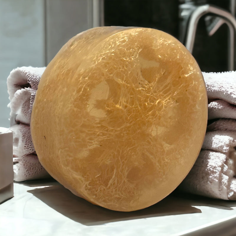 Handmade Clear Loofah Soap
